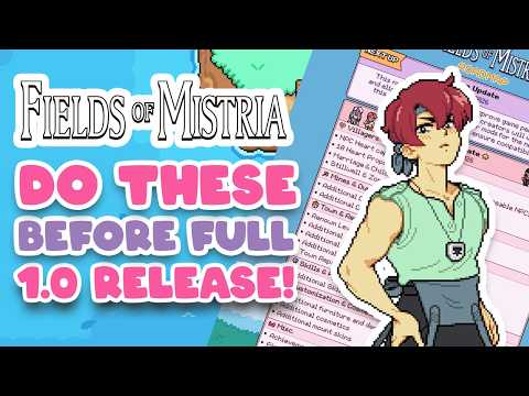 Prepare for Fields of Mistria 1.0 marriage content