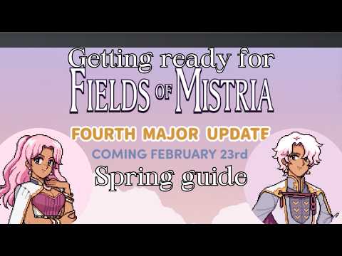 Fields of Mistria crops by season planting guide